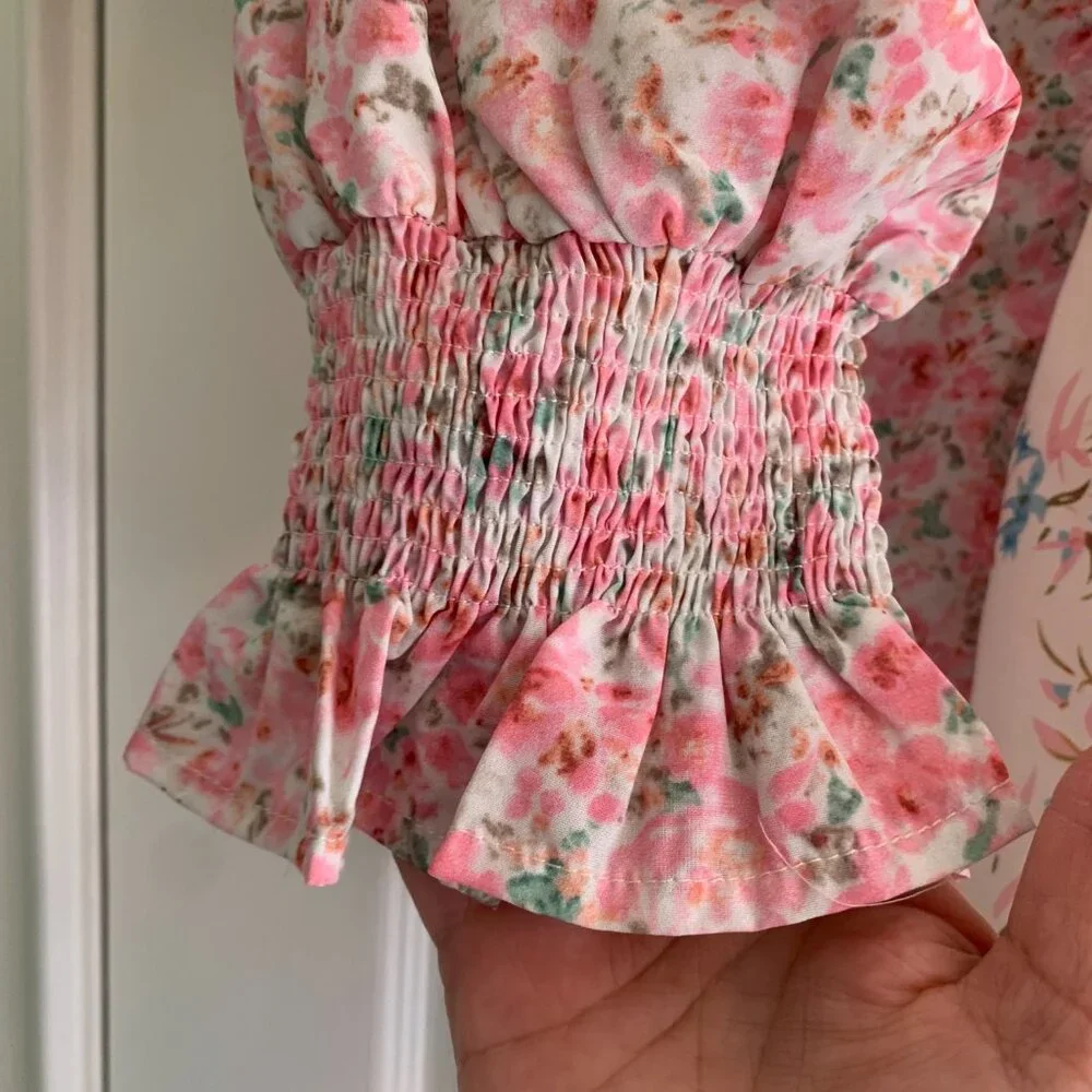 Chic Soul Long Sleeve 3X floral print blouse - Picture 8 of 13